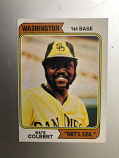 1974 Topps Baseball #125 Colbert Washington N.L. Variation NM