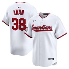 Cleveland Guardians Steven Kwan #38 Nike White 2026 Official MLB Limited Jersey