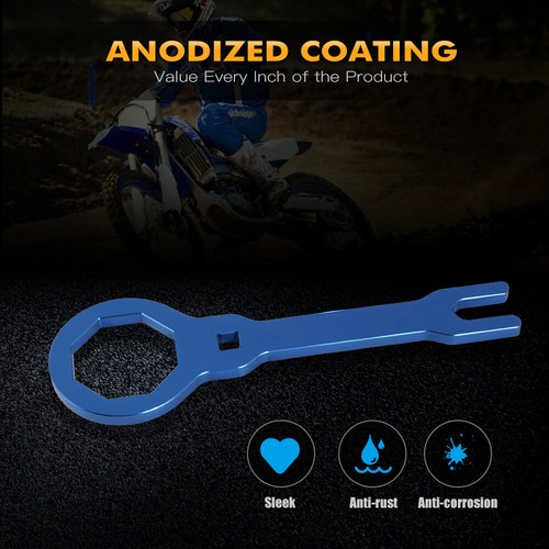 Herramienta de llave de tapa de horquilla delantera KYB de 49 mm para Yamaha WR250F 2015-2019 WR450F 2013-2019 - Imagen 4 de 9