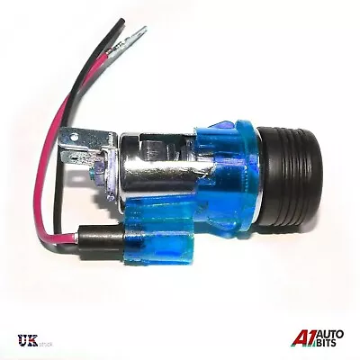 Accendisigari blu spina e presa 12v per Jaguar X-Type Xj Xj6 Xk8