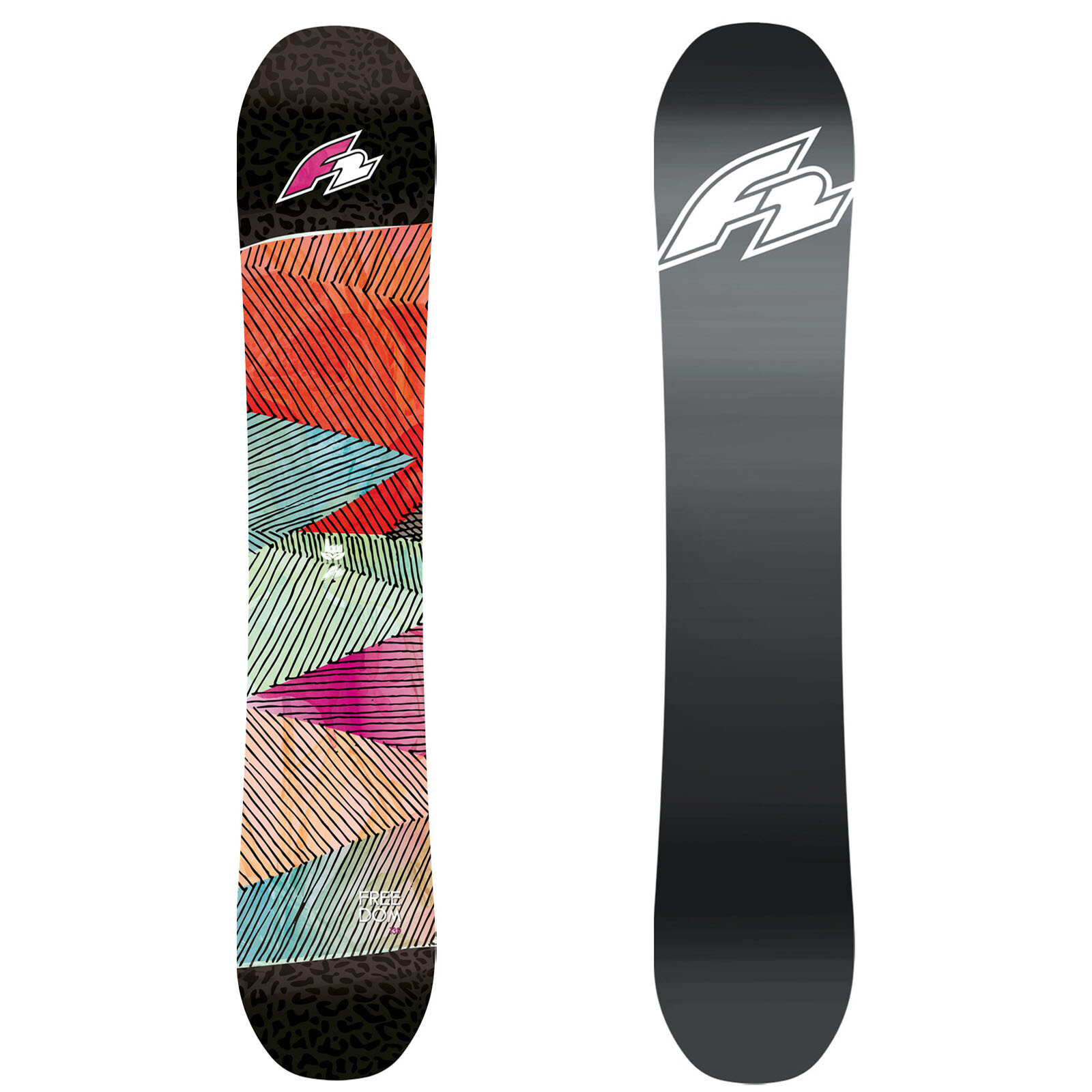 Фрирайд на сноуборде F2 Damen Freedom/Фристайл на многоцветной доске Größe wählbar 2023/24