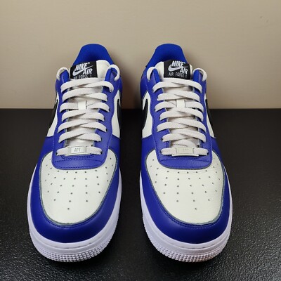 Nike Air Force 1 Low Shoes Mens 9.5 Blue White Nike By You Sneakers DV3892 900‎ EUC Air Force 1 Low - DV3892-900 - NIKE BY YOU - Blue White  main image 4