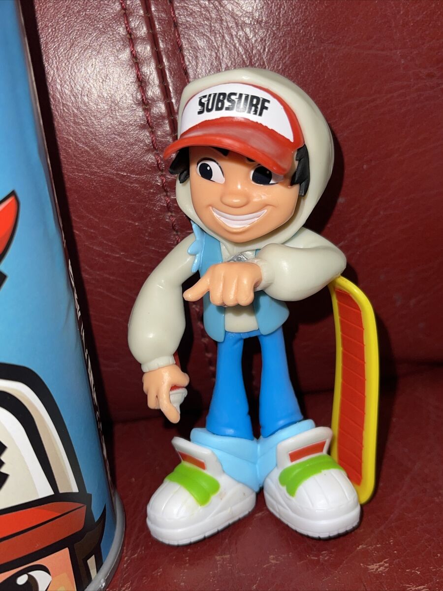 Subway Surfers Sub Surf Spray Crew 4 Vinyl Figure (Jake) No Lid