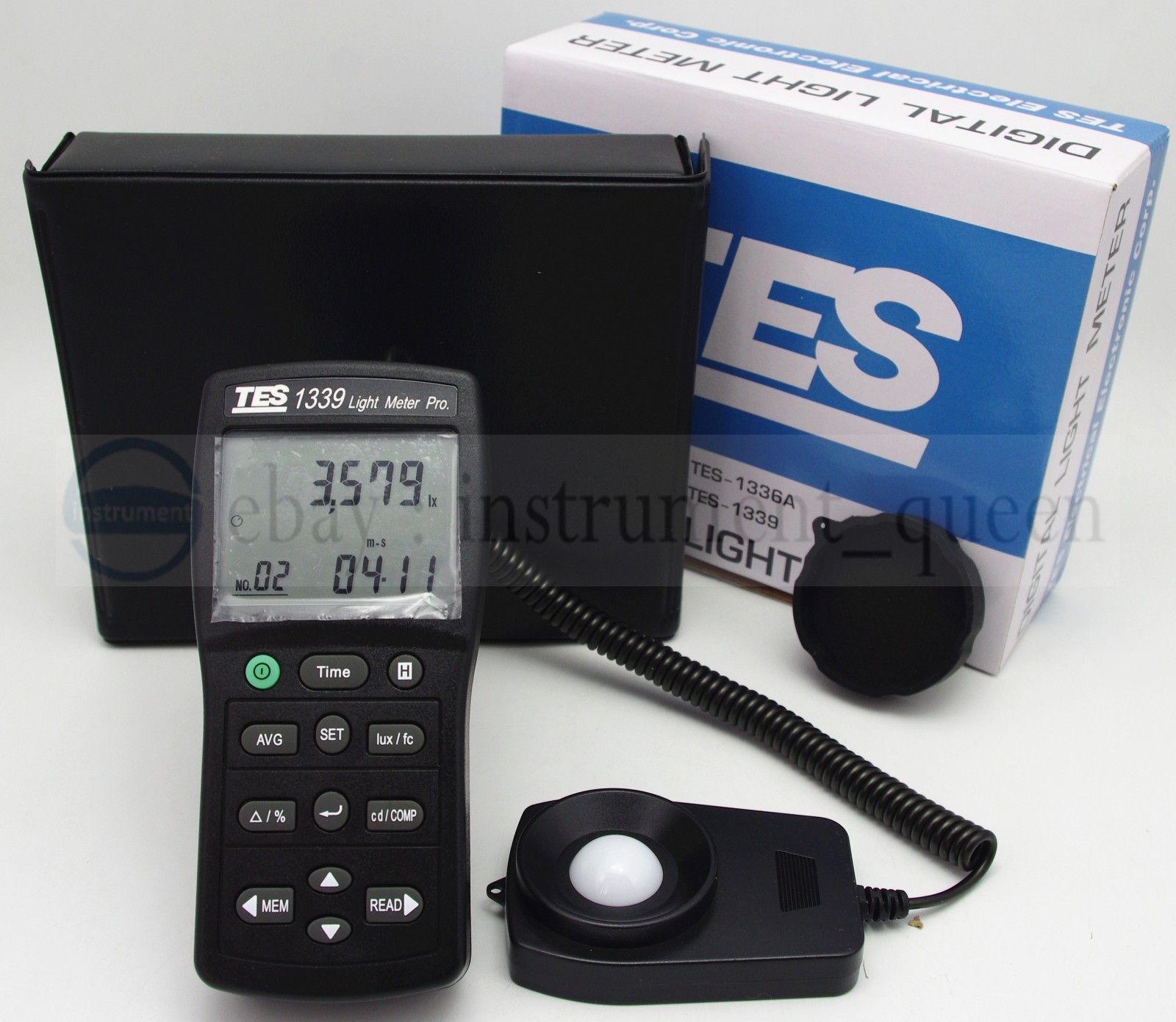 TES-1339 Digital Lux Light Meter Tester 0.01 to 999900 Lux Autoranging