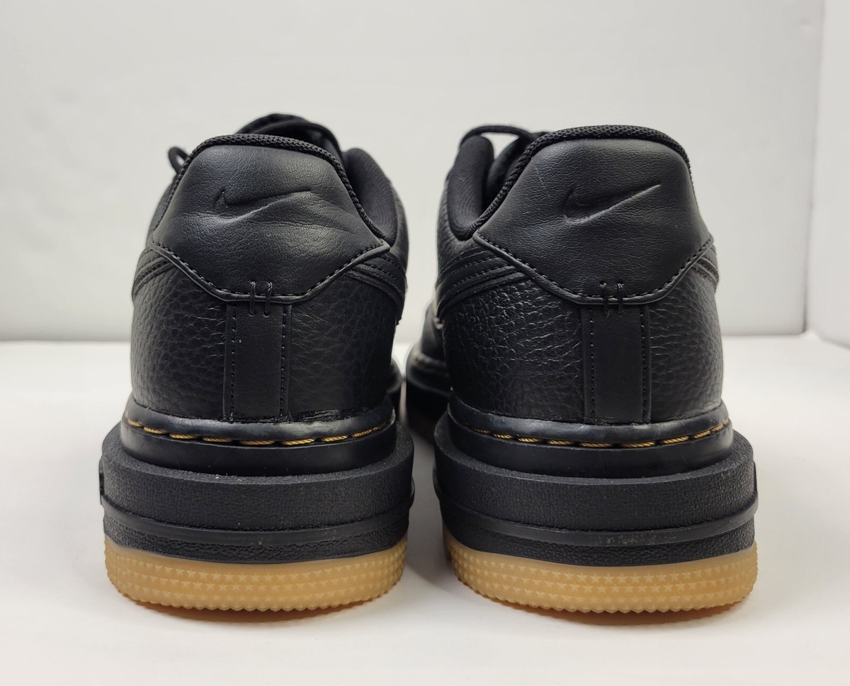 NIKE Air Force 1 LUXE Shoes Sneakers Size 8.5 Mens Black