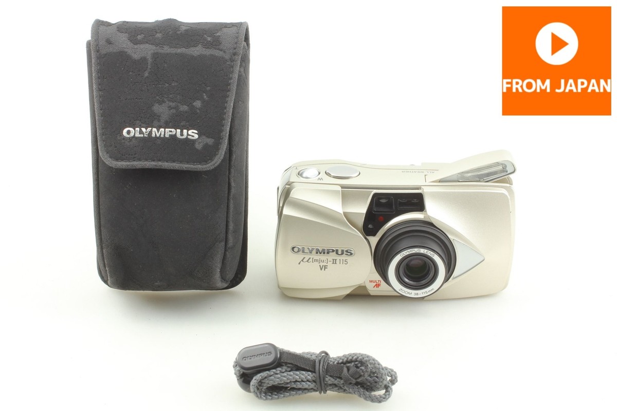 N MINT /case] Olympus μ Mju II 115 VF 35mm Film Camera Point