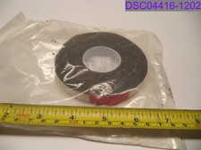 Black Double Coated Vinyl Foam Tape 1/32 Thick 1/2" x 5 yards P/N 1/2-5-VF32B