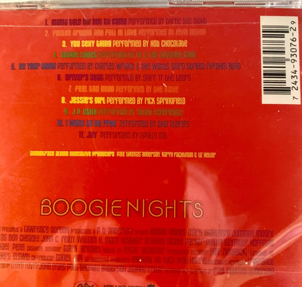 「ブギー・ナイツ Boogie Nights」 映画サウンドトラック CD2枚 Mark Wahlberg, The Emotions, Melanie, War with Eric Burdon
