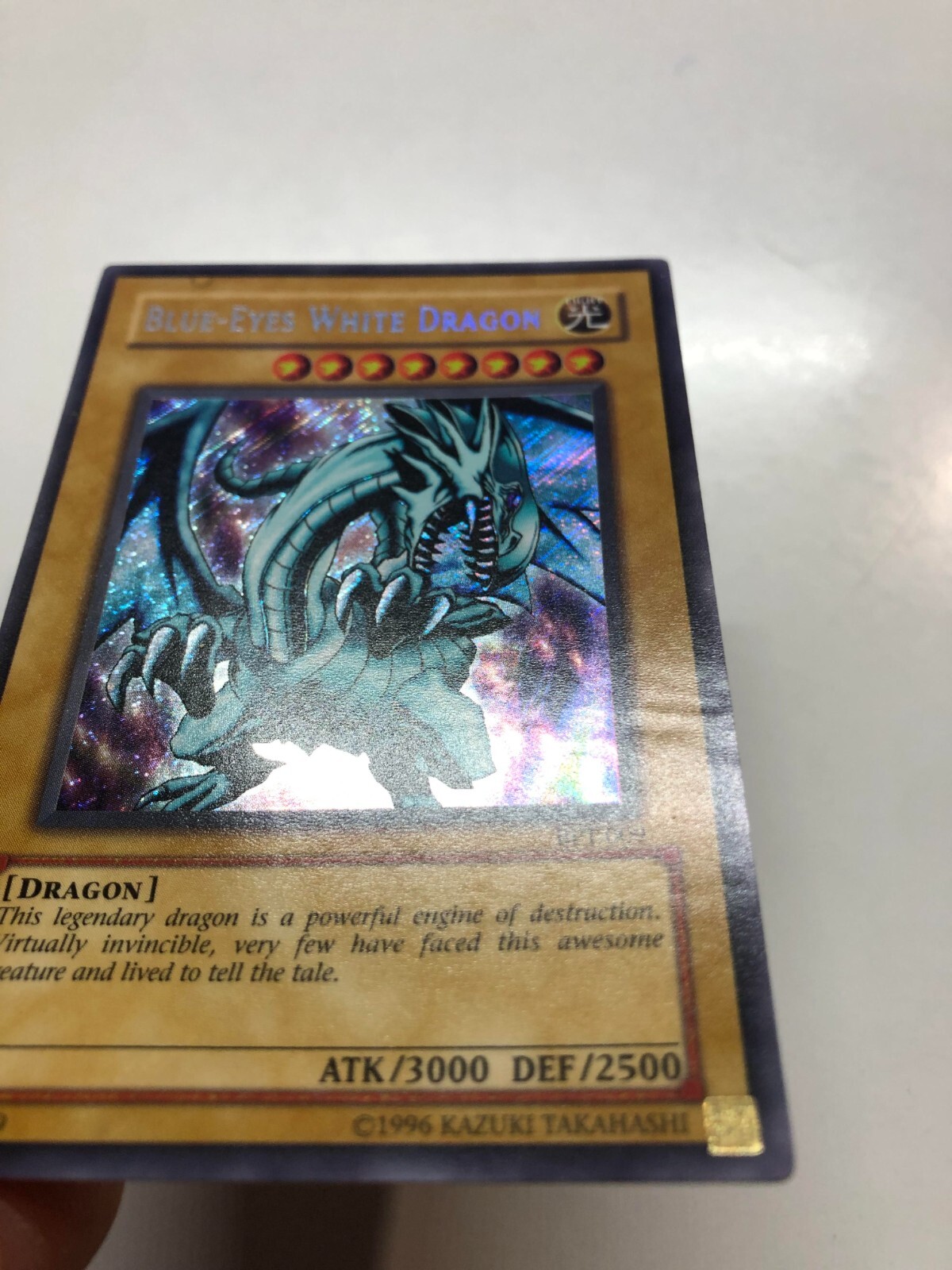 USA Seller Yugioh BlueEyes White Dragon Promo BPT009 Secret Rare LP