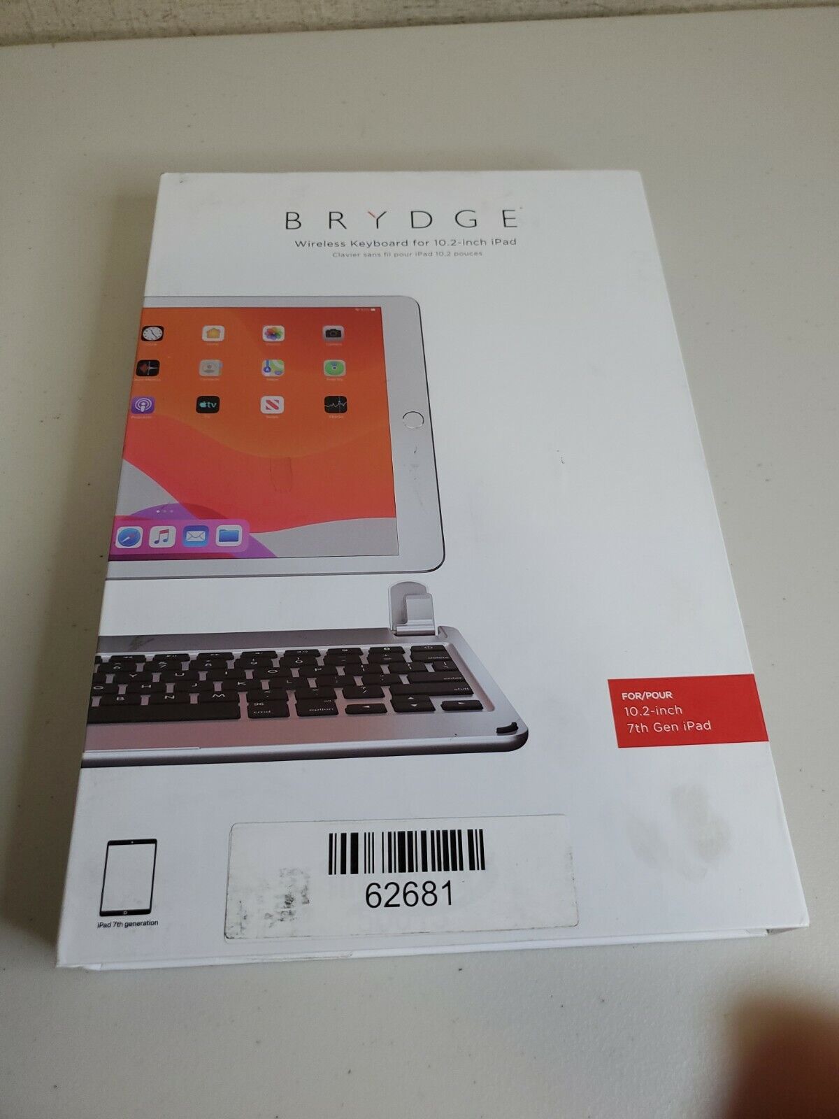 Brydge Wireless Keyboard for iPad 10.2" (7th & 8th Generation) BRY80012