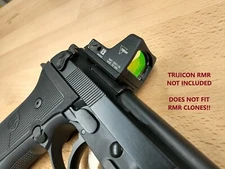 RMR HOLOSUN C RED DOT SIGHT MOUNT PLATE FOR BERETTA 92X RDO, MADE IN USA