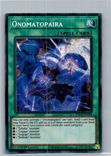 Yugioh Onomatopaira RA04-EN089 Secret Rare 1st Ed Near Mint
