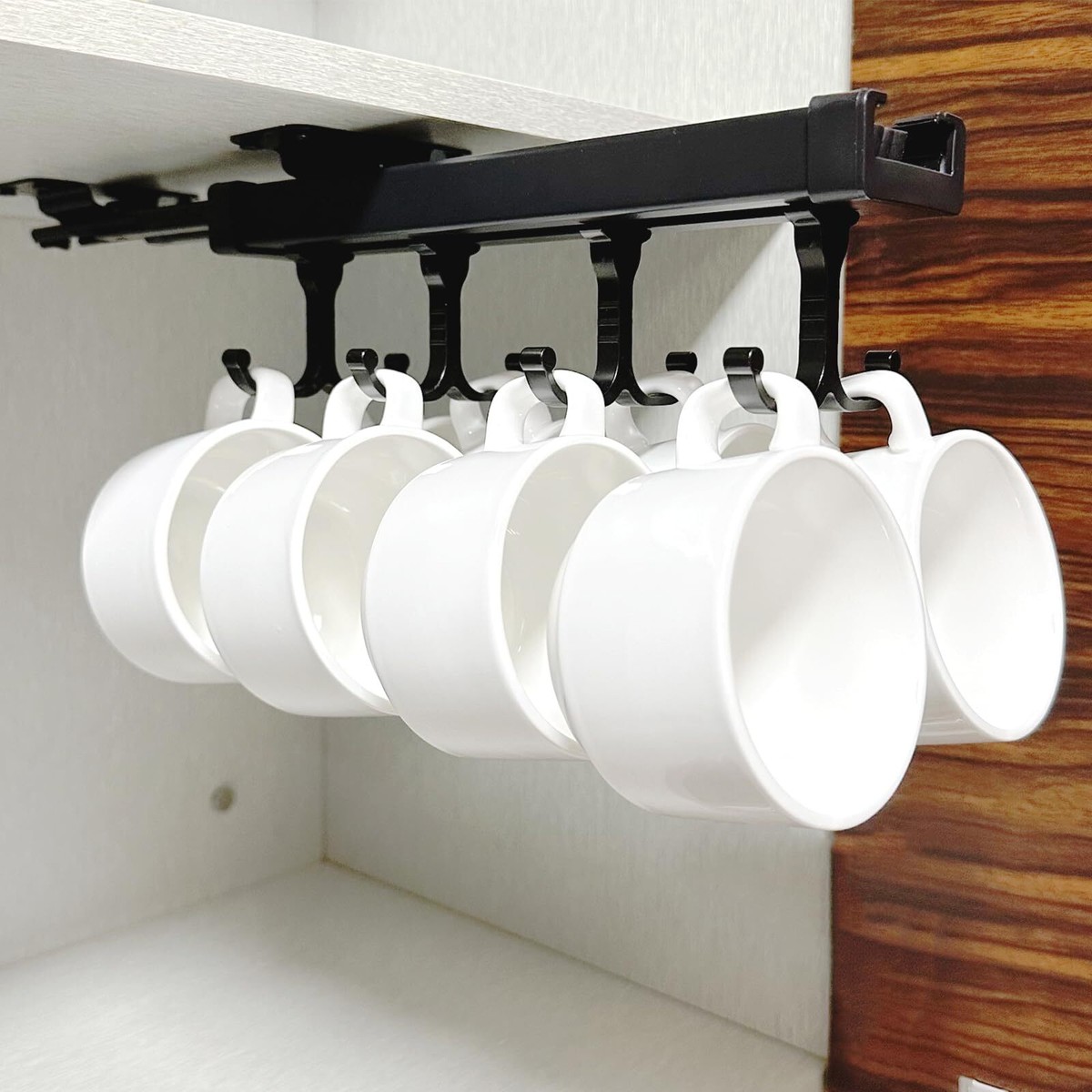 Mug Holder Under Cabinet Pull Out Coffee Mug Holder Hanging Mug