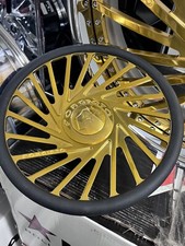 Forgiato Steering Wheel Ventoso Hi Polish Gold