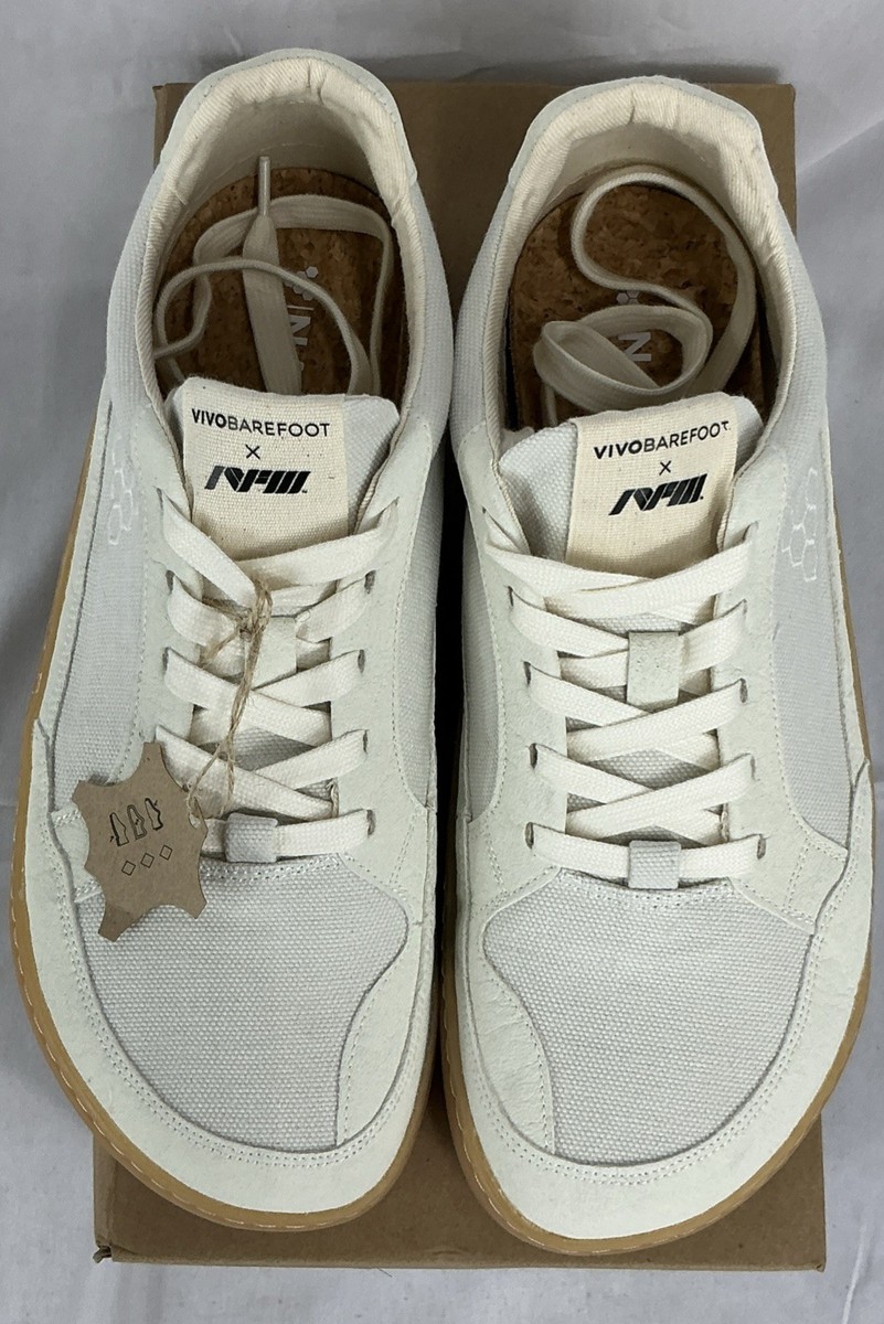 VivoBarefoot Gobi II Men's 10 Sneaker Premium Canvas Ivory | eBay