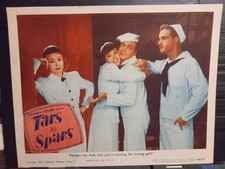 Lobby Card 1946 TARS AND SPARS Janet Blair Anita Alvarez Sid Caesar wacky sailor
