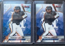 2025 Bowman's Best Francisco Lindor Baseball Card Lot: /299 & Base