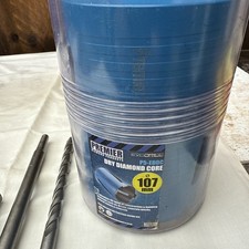 107MM X 150MM DIAMANT KERNBOHRER + SDS/SECHSKANT KEGELBOHRER & PILOTBOHRER