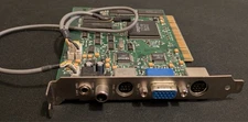 Creative Labs CT7240 PCI Video Decoder used with one cable