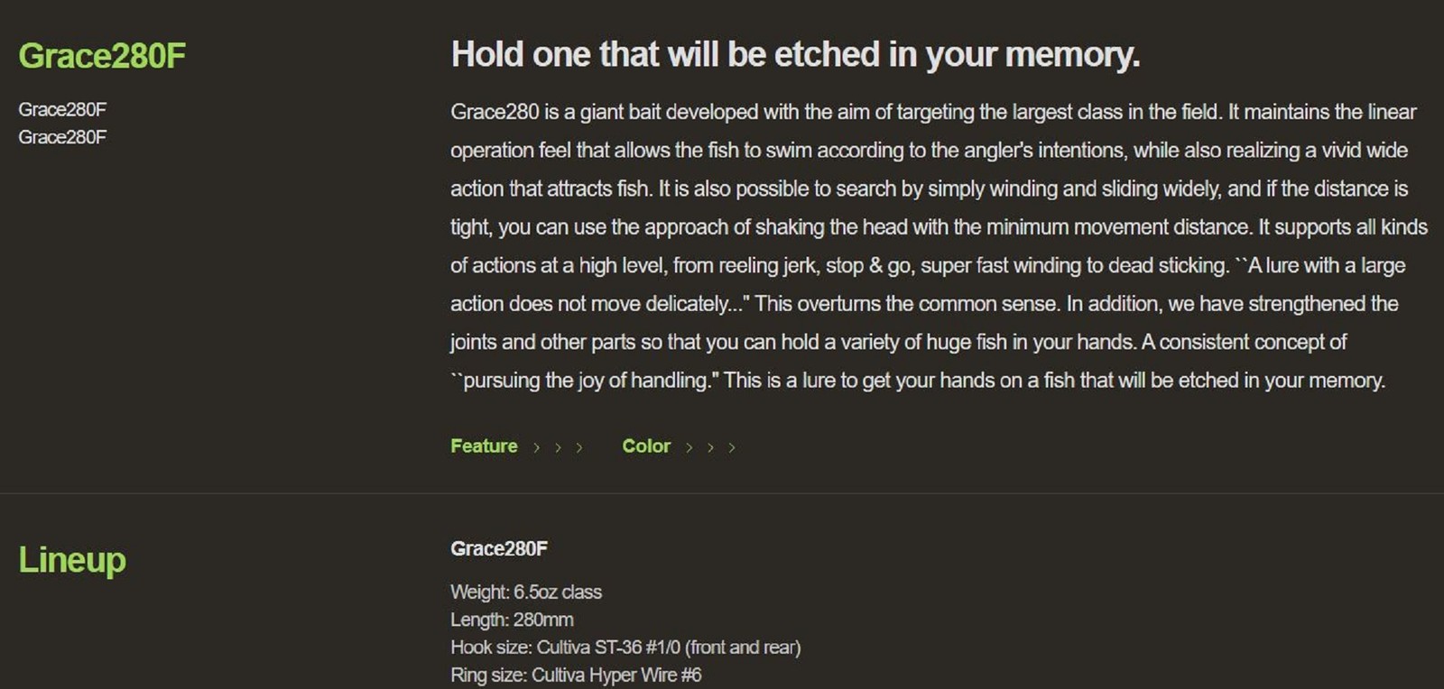 Galapagos Grace 280F Jointed Swimbait Floating Lure 18 (6223) - Image 4