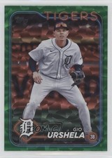 2024 Topps Update Green Crackle Foilboard 494/499 Gio Urshela #US346 05k6