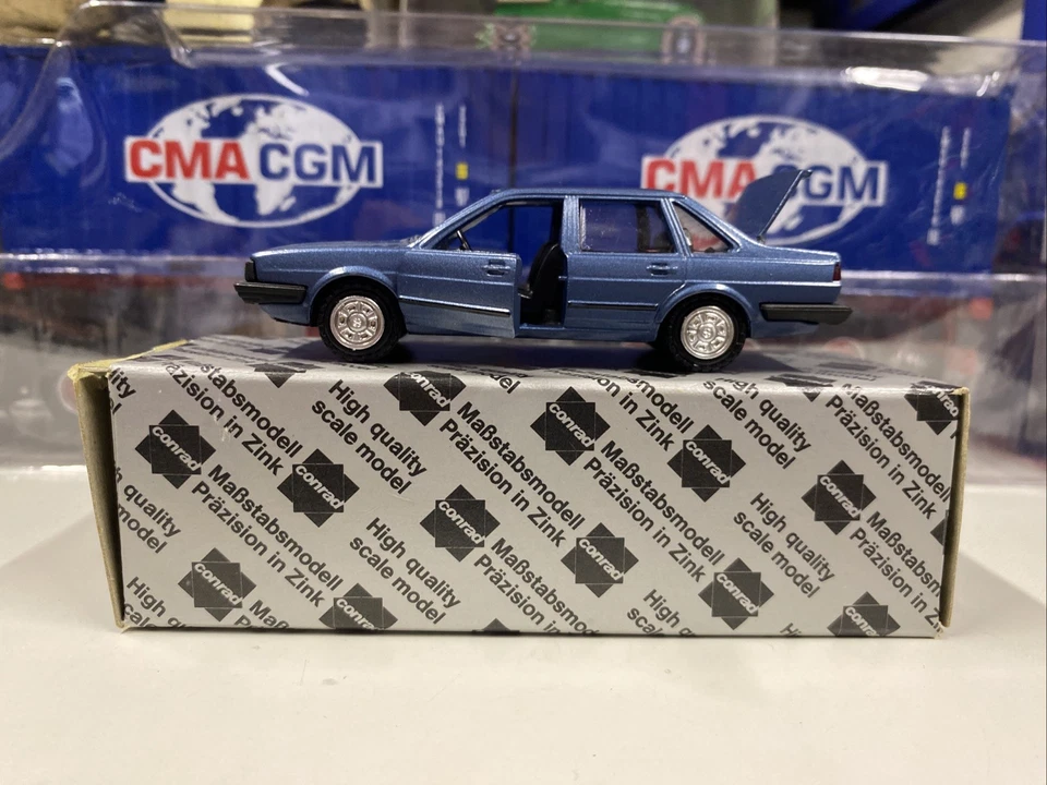 CONRAD 1/43 Réf. 1015 Made In Germany Volkswagen VW Santana TBE + boîte - Photo 2/4