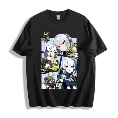 Zenless Zone Zero Anby Comic Collage T - Shirt | Anime Game Character Tee