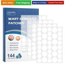 Wart Remover Patches, Skin Care Removal Patches with Maximum Strength, Fast ...