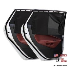 2 PCS Car Window Shades - Magnetic 7 Magnets - Double Layer Sun Shade for Cars