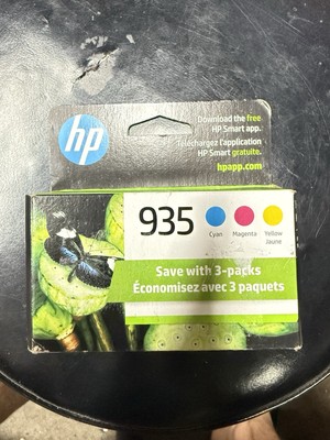 935 HP Inc Cartridges 3 color pack Cyan Magenta Yellow