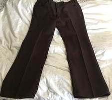 Levi's Brown Pants 38x32 Polyester Vintage 1993 USA Made Bootcut