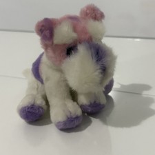 Russ Yomiko Dreamers White Pink & Purple Fox Terrier Dog Plush 7 In
