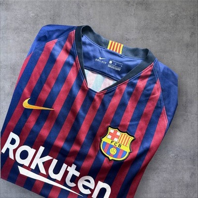 Nike FC Barcelona Home Socce Jersey 2018/19 Rakuten Dri-Fit La