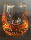 Set of 5 Tumbler Shot Glasses Blue Green Amber Orange Teal, Bubbles In Button — photo 4