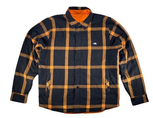 The North Face North Point Giacca di Flanella Isolata Cappotto a Scatto Reversibile L Usato - Foto 4 di 9