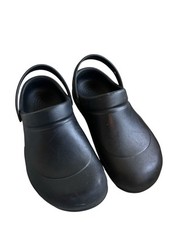 Crocs Bistro Crocs Black Comfort Work Clogs Lock Slip Resistant Men's 13