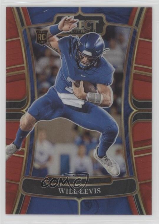 2023 Panini Select Draft Picks Concourse Red Prizm 80/149 Will Levis #3 1u6