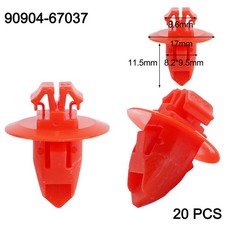 20pcs Red Fender Flare Retainer Clip Perfect Fit for Toyota For Land Cruiser