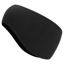 Ear Warmer Headband Winter Stretchy Running Sweatband Black