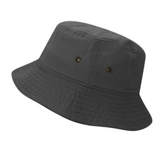 Youth Kids Washed Cotton Lightweight Nylon Packable Bucket Travel Hat Cap