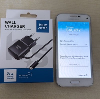 Samsung Galaxy S5 Mini SM-G800F 16GB Garantie, Volle Funktion Accu Neu Komplett