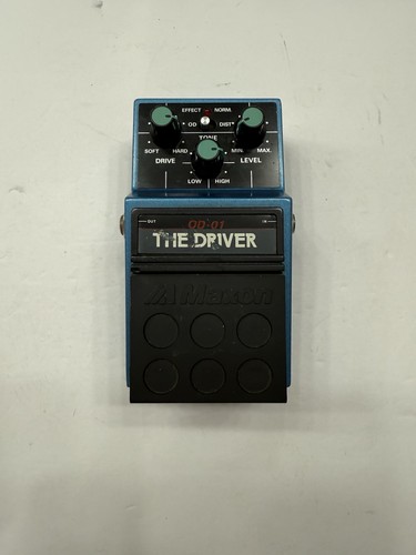 Maxon OD-01 The Driver Overdrive Vintage Guitar Effect Pedal MIJ Japan