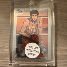 2024-25 Panini One And One Zaccharie Risacher SSP CASE HIT Rookie MANGA - Hawks