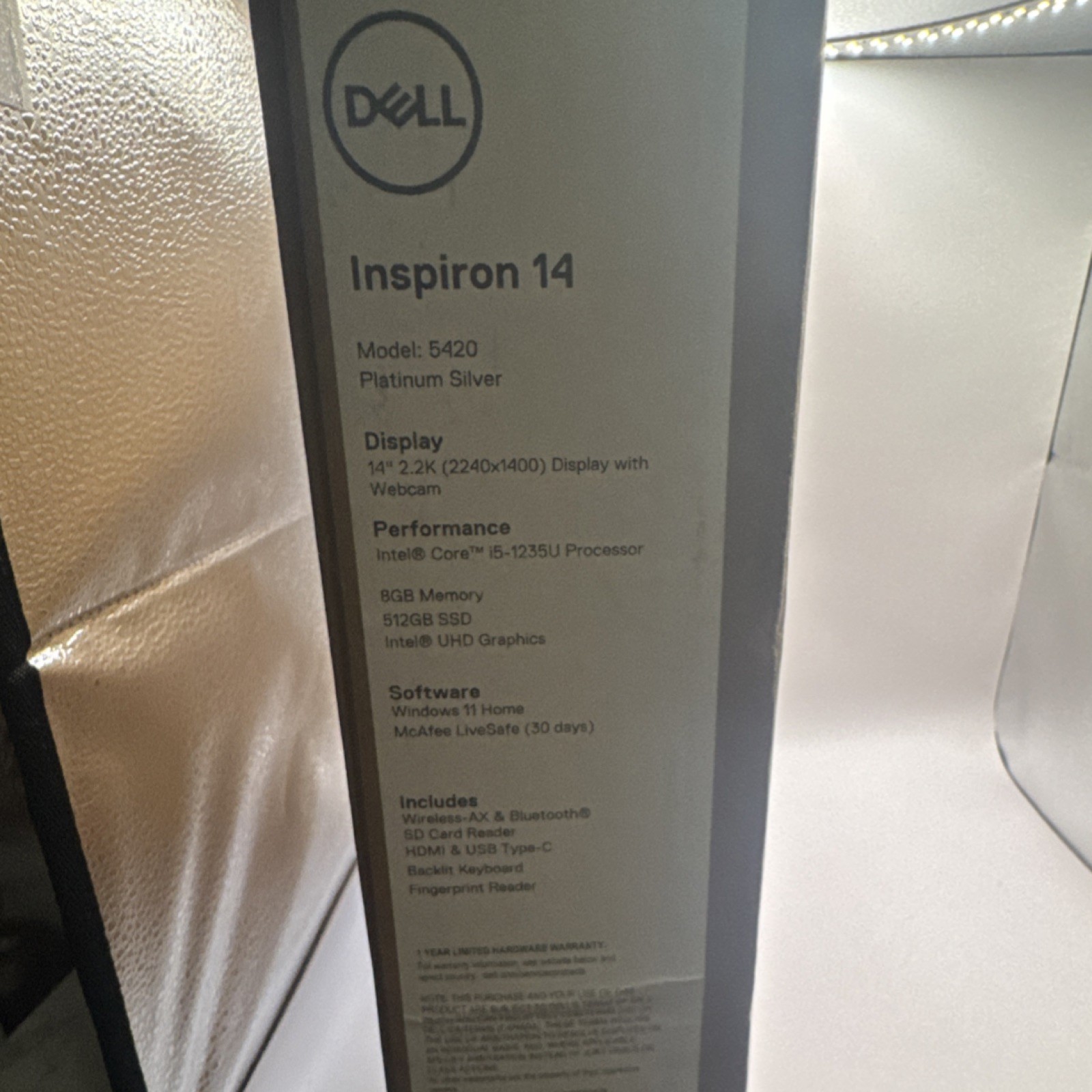 Dell Inspiron 14 5420 Laptop with i5 Processor