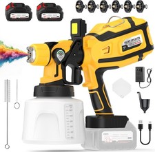 Paint Sprayer, 700W High Power Cordless Electric Spray Paint Gun with 1400ml 47