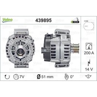 Valeo Generator Lichtmaschine 200A 14V FüR Mercedes-Benz CLS E-Klasse Coupe