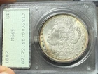 1887 $1 PCGS MS65 Morgan Silver Dollar RATTLER Comet Toner Ogh Toned