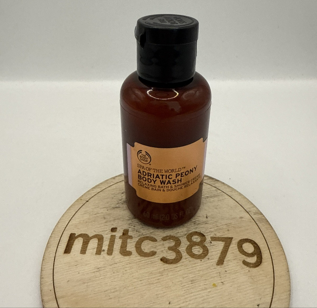 The Body Shop Adriatic Peony Body Wash 60ml Discontinued RARE Spa of the World
