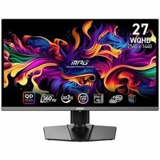 MSI MPG 271QRX QD-OLED, 27 OLED Gaming Monitor, 2560 x 1440 QHD , OLED 0.03ms