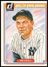 1983 Bill Dickey Donruss Hall of Fame Heros BASEBALL #26 New York Yankees